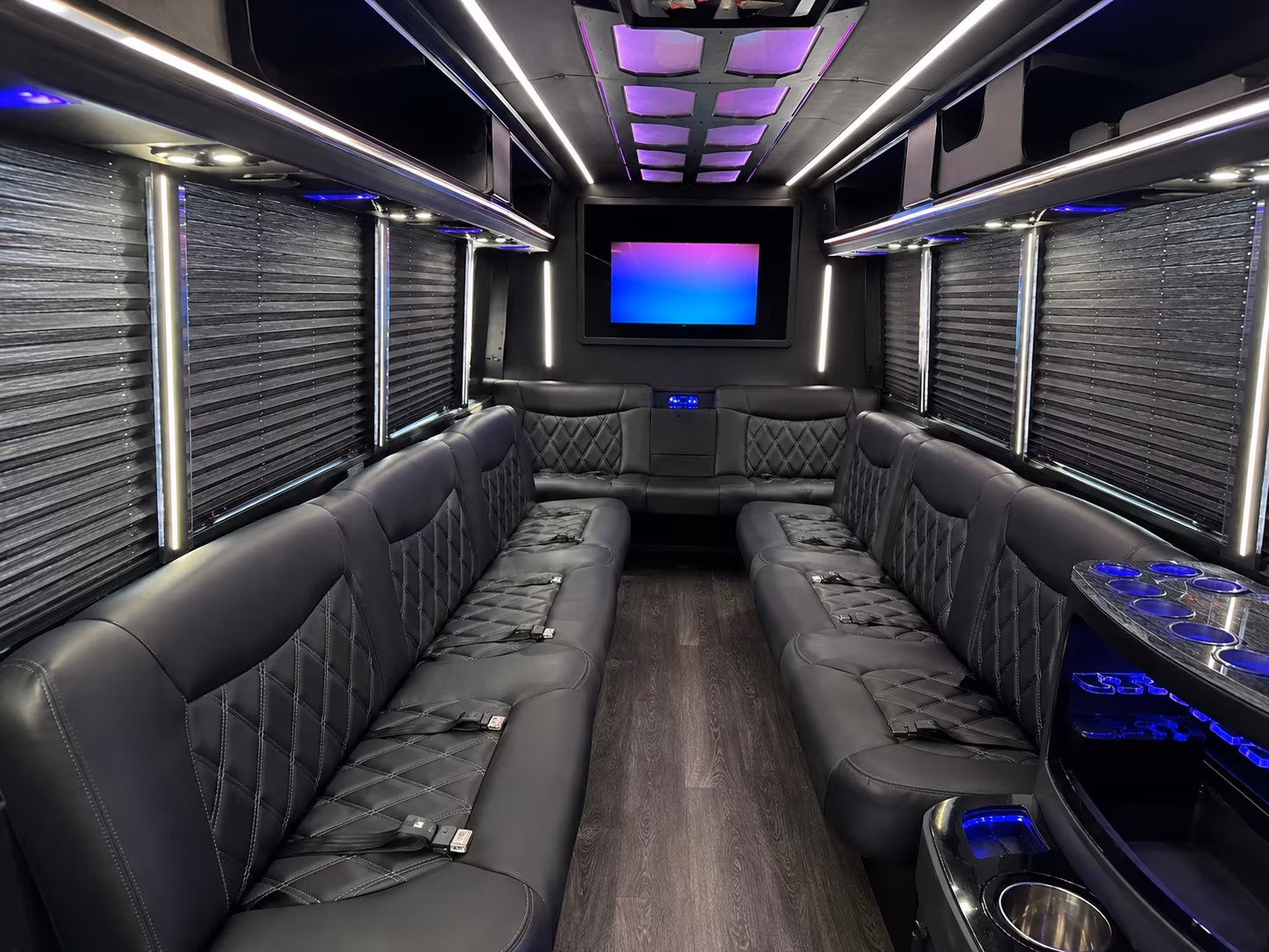 party buses for west jordan prom groups heading downtown