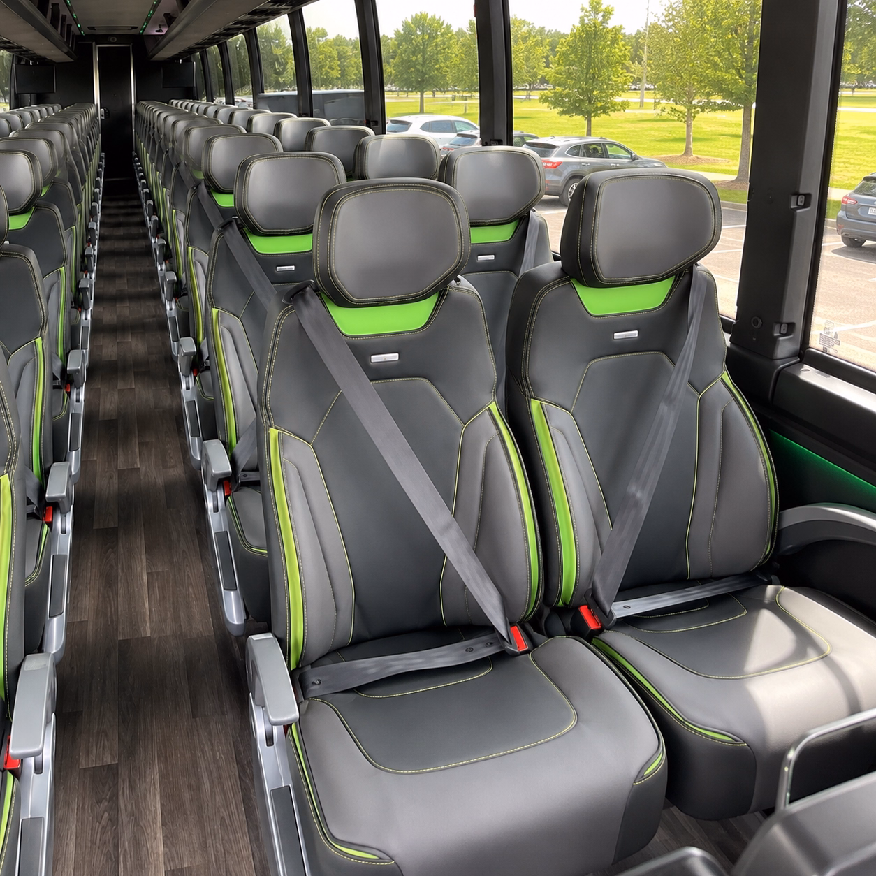 west jordan charter bus inside