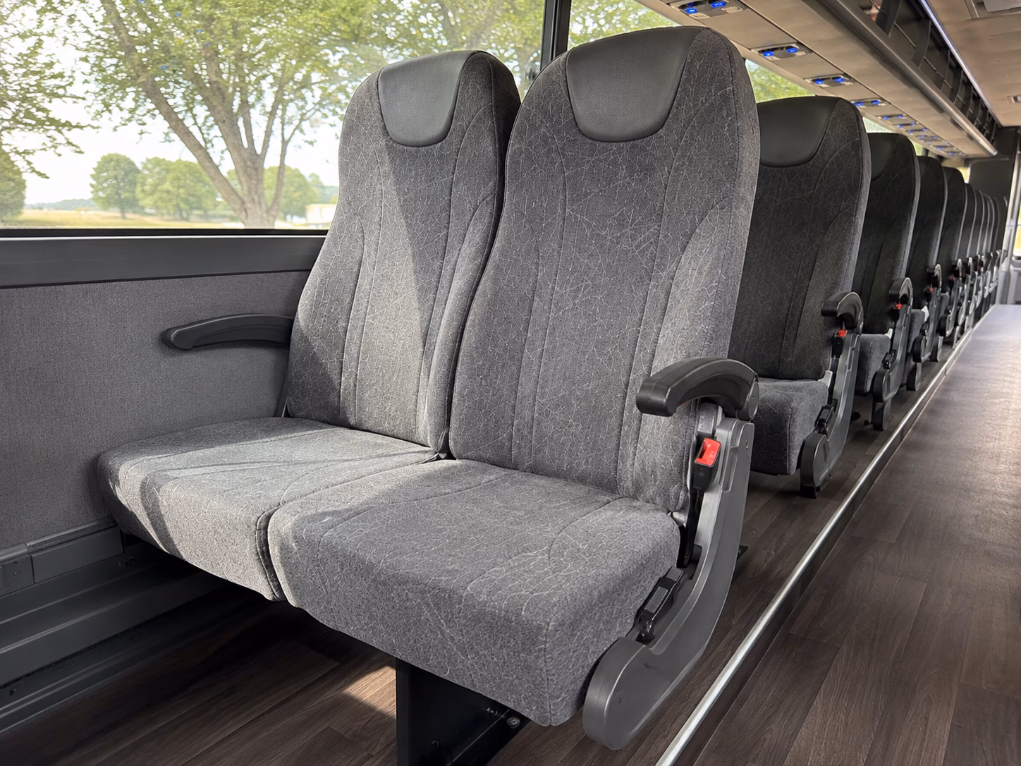 west jordan charter bus services interior